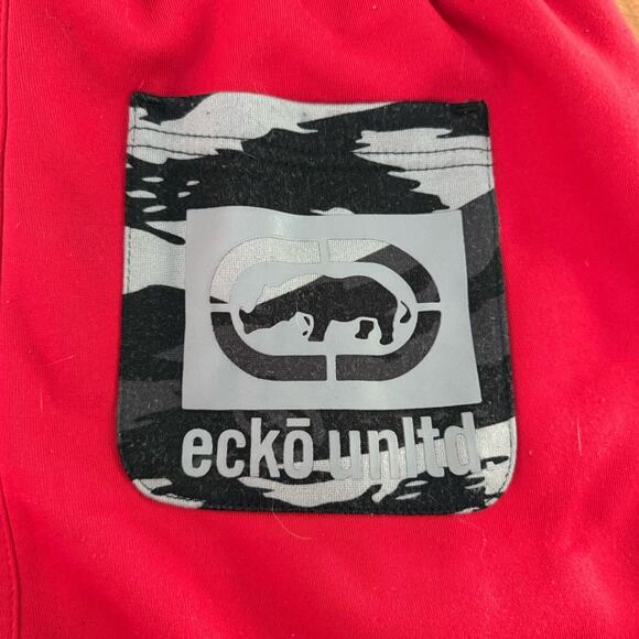 Ecko Unltd Joggers Vintage Red Camo Joggers Y2K Skate 90s City Hip Hop Retro - Picture 12 of 12